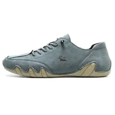 Men's lace-up trainers in tan with low-profile design suitable for casual and active use