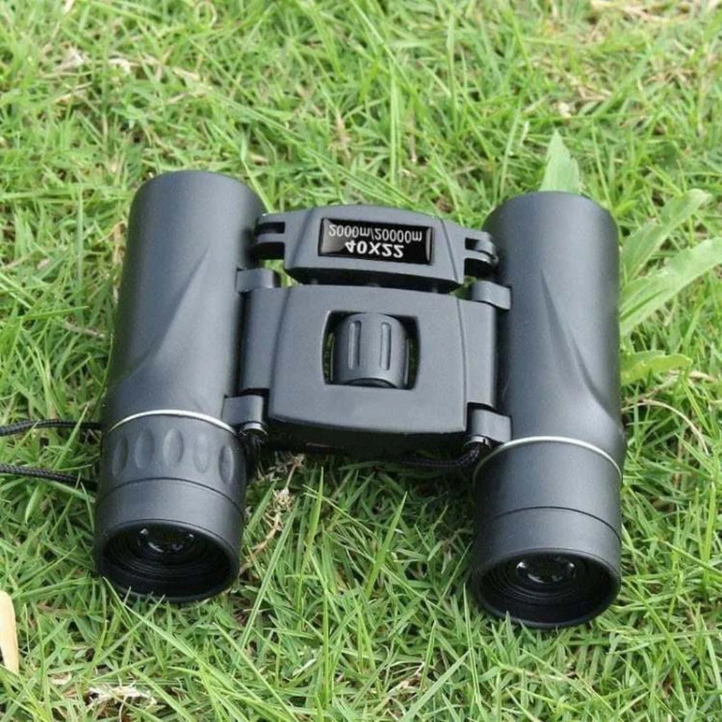 Portable binoculars with BAK4 prism and multi-coated optics for clear distance viewing