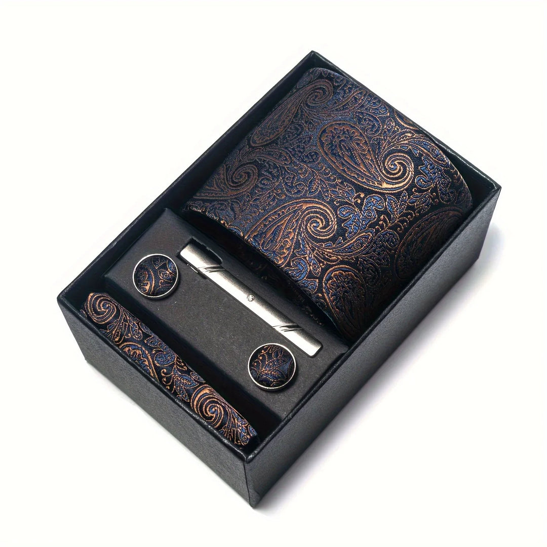Archie | Men's Paisley Tie Gift Set