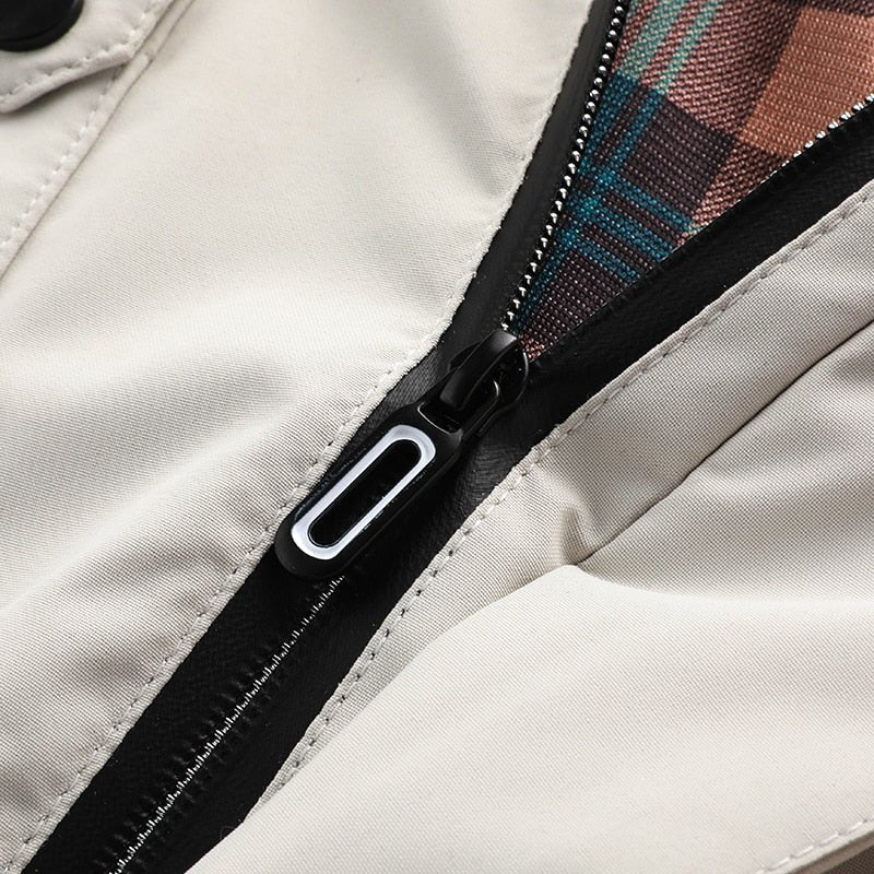 Men's parka jacket worn showing practical fit and outdoor styling details