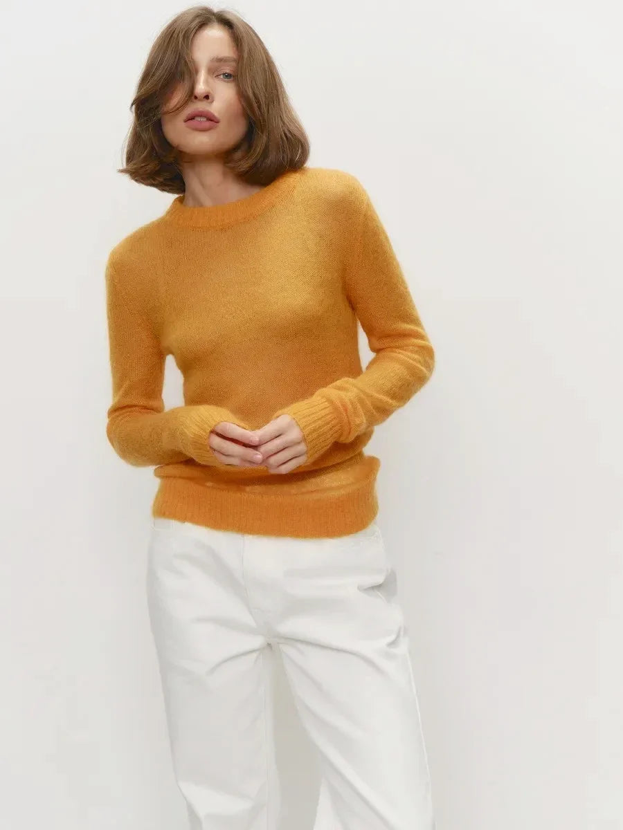 Daisy | Women's Mohair Crewneck Jumper