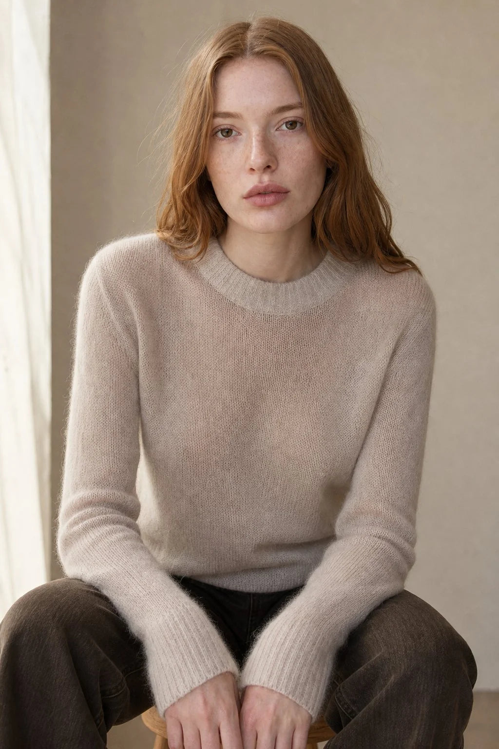 Daisy | Women's Mohair Crewneck Jumper