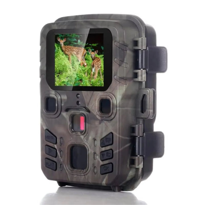 WiFi-enabled trail camera with night vision capability and secure outdoor mounting system