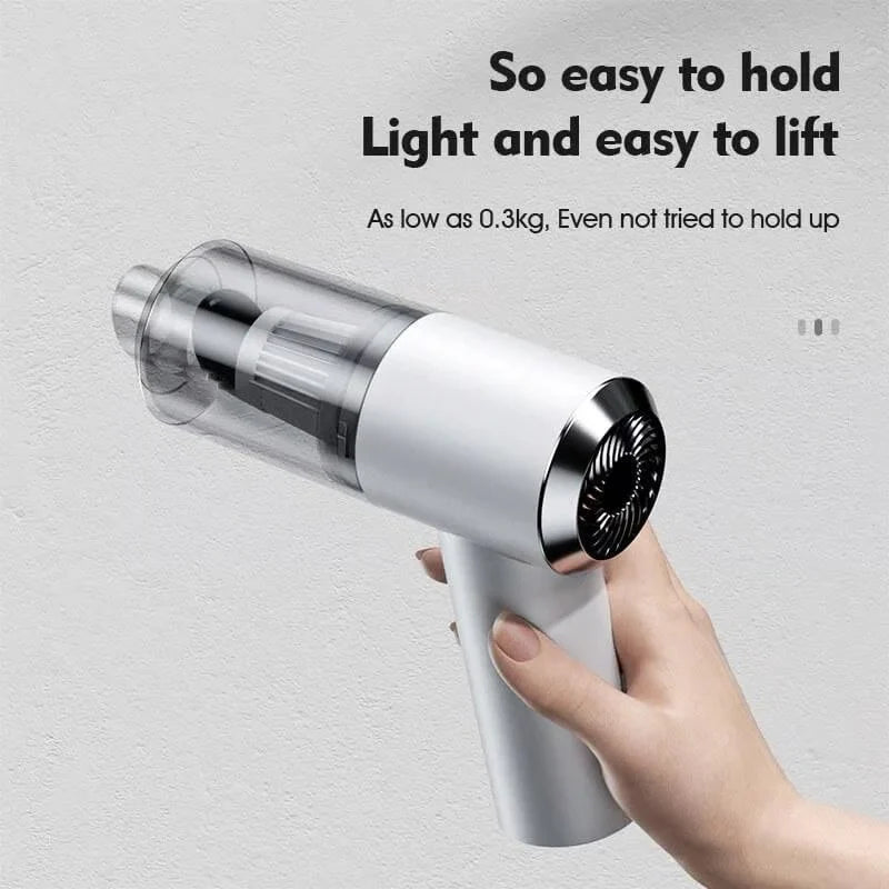 Cordless handheld vacuum cleaner featuring ergonomic grip and rechargeable battery design