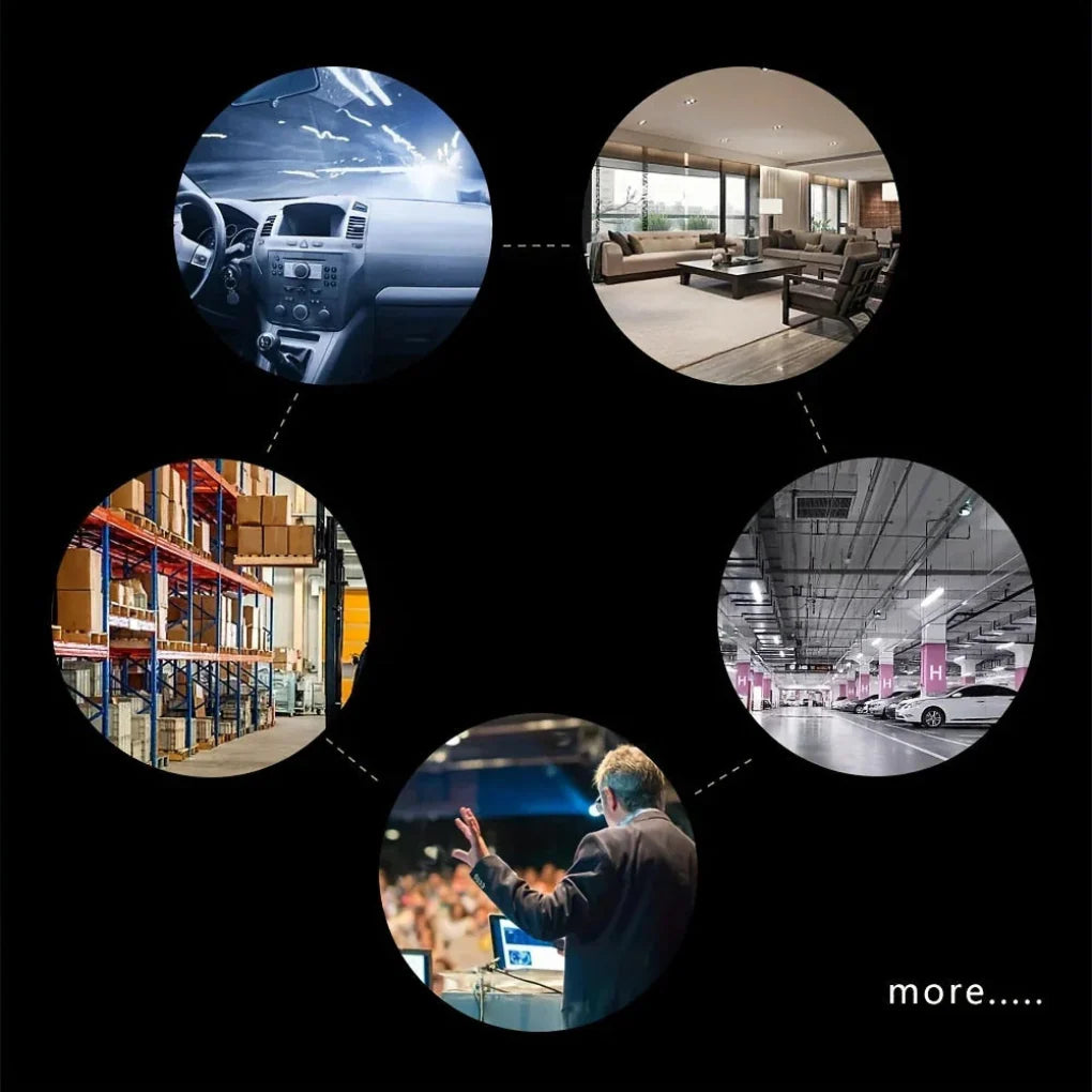 Mini surveillance camera with motion detection capability for home or office monitoring