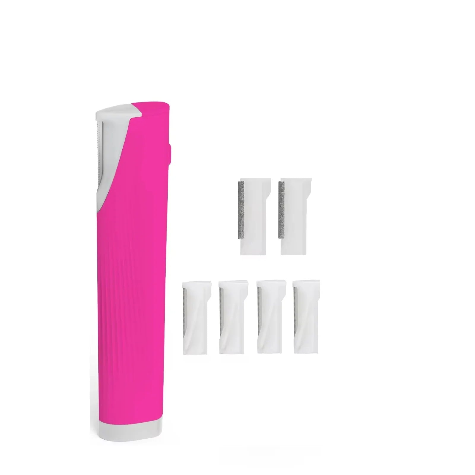 Professional dermaplaning tool with three-speed settings and surgical steel blade attachments