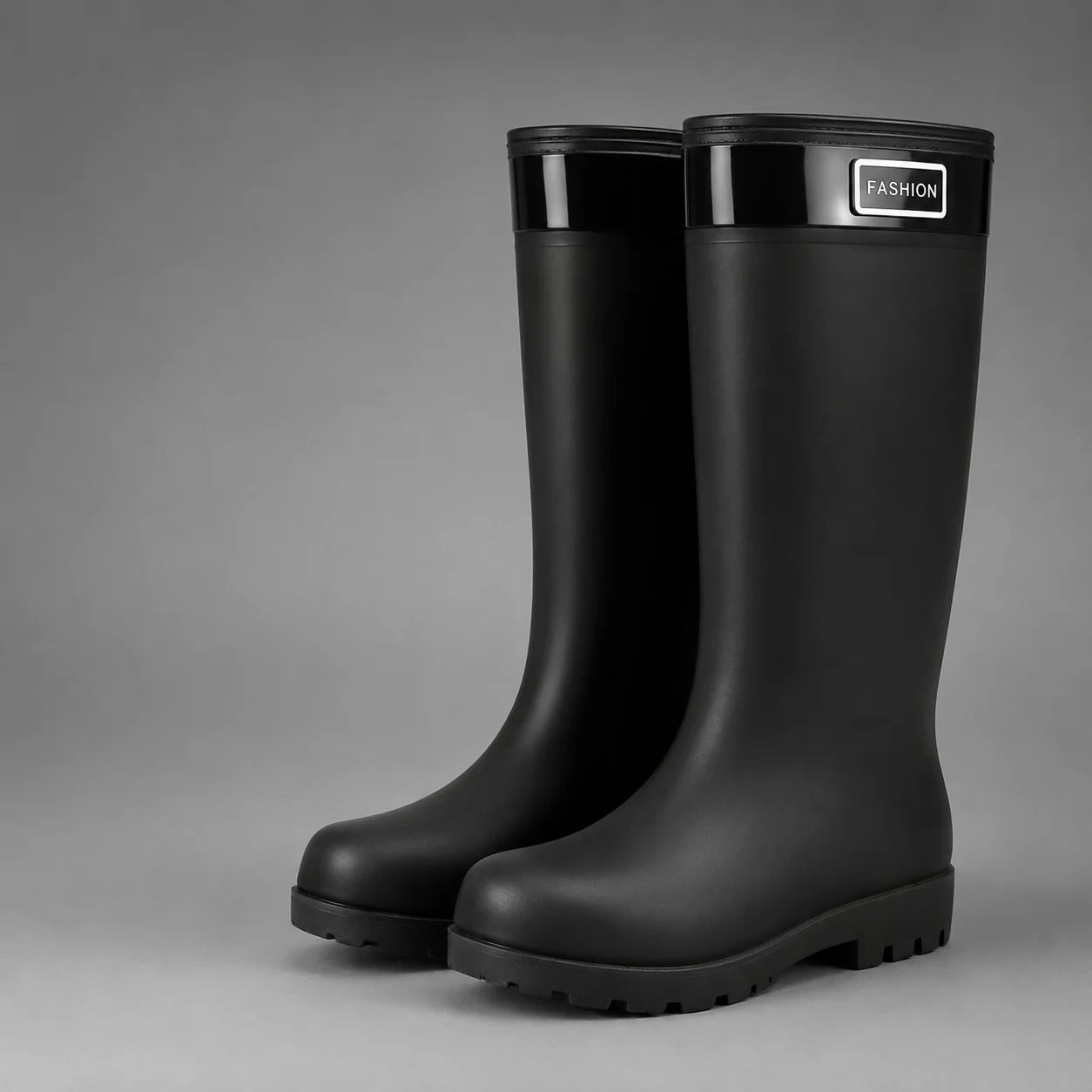 Women's wellington boots featuring pull-on style with high shaft for enhanced weather protection in winter
