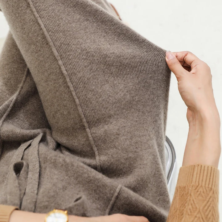 Poppy | Women's Wool Trousers Wide Leg