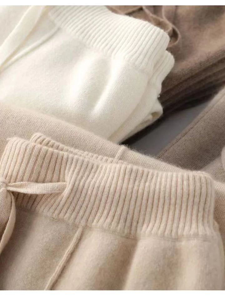 Poppy | Women's Wool Trousers Wide Leg
