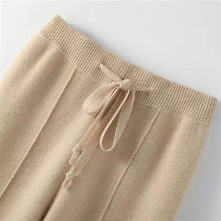 Poppy | Women's Wool Trousers Wide Leg