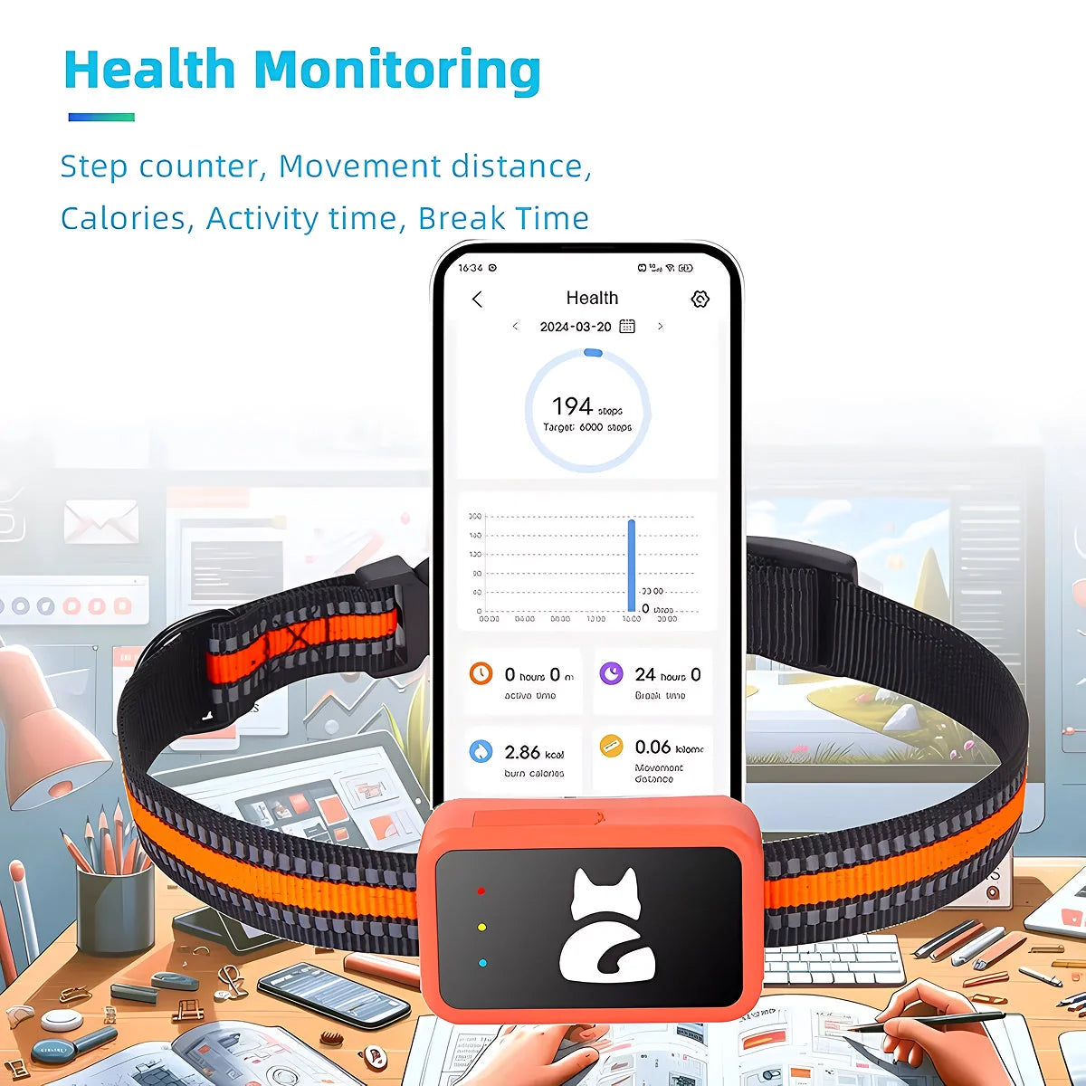 Reggie | GPS Pet Tracker Collar
