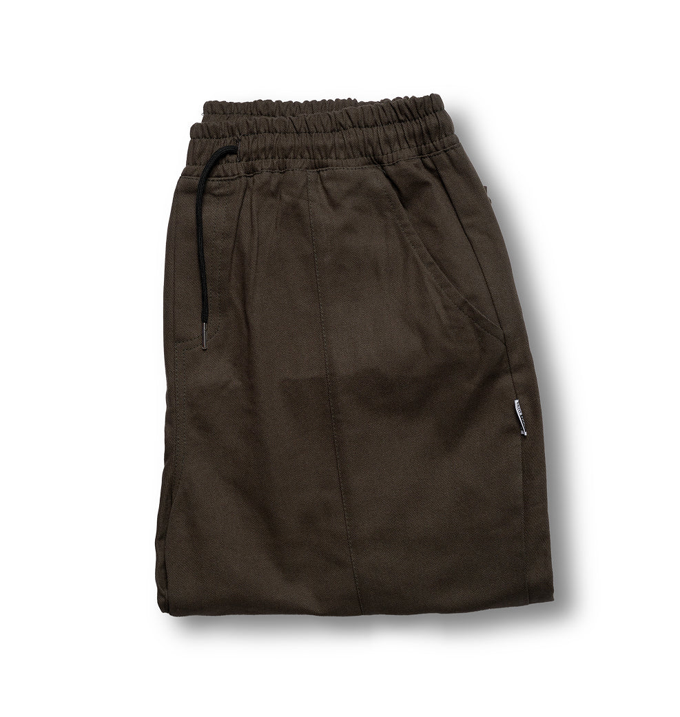 Men's tapered joggers in black styled for everyday casual wear with relaxed modern fit