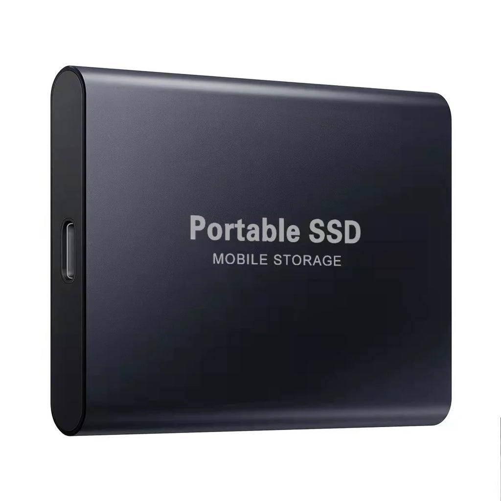 External storage drive 2TB with USB-C connectivity for laptops and computers